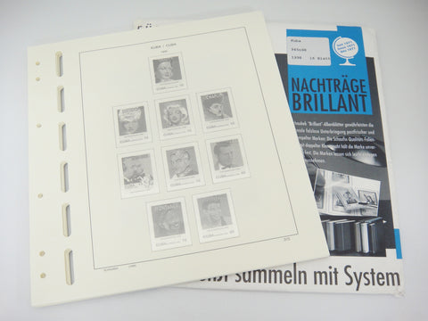 Schaubek Cuba 1998 Hingeless Stamp Album Supplement 945n98