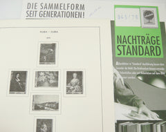 Schaubek Cuba Kuba 1976 Standard Stamp Album Supplement