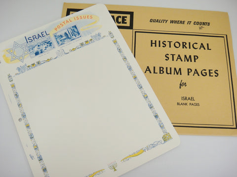 White Ace 10 Blank Supplement Pages Israel