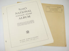 Scott 1961 National Postage Stamp Album Supplement 29 United States NOS