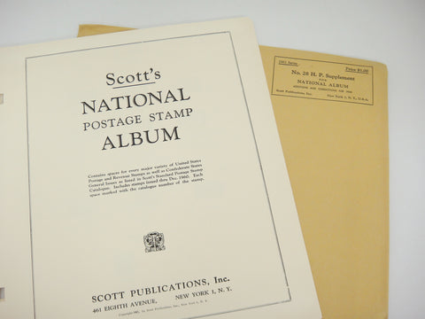 Scott National Postage Stamp Album Supplement 28 United States 1960