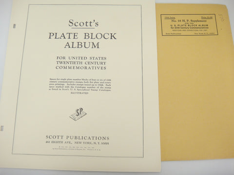 Scott 1967 Commemorative Plate Block Stamp Supplement 18 United States