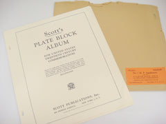 Scott US Commemorative Plate Block Supplement 7 NOS