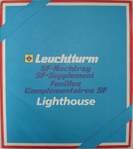 Lighthouse Stamp Album Supplement Liechtenstein 1989 N25SF89